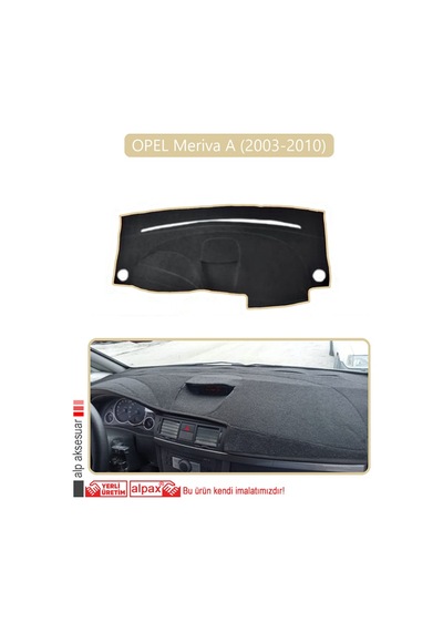 Opel Meriva A 2003-2010 Torpido Koruma Halısı Bej Kenar