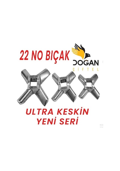 Doğan Çiftel No:22 Kaliteli 1. Sınıf Kıyma Makinesi Bıçağı