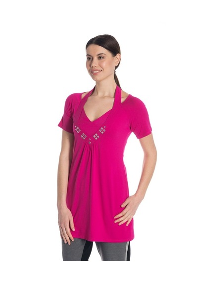 Bulalgiy Kadın Pembe Tunik-Plaj - Bga568947