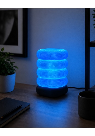Soft Glow Masa Lambası - Fiş Bağlantılı Lacivert