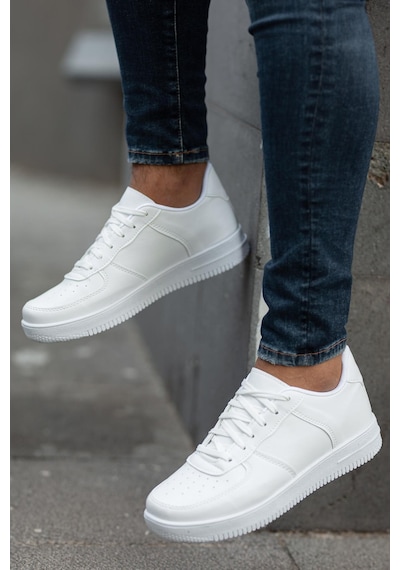 Muggo Mgpogba Unisex Sneaker Günlük Spor Ayakkabı Beyaz
