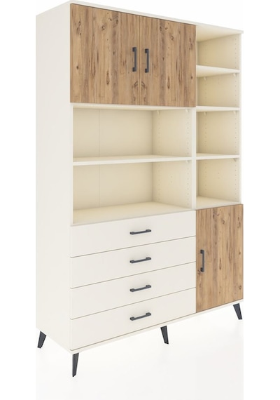 Hyperion Dolap 9 Raflı 4 Çekmeceli 3 Kapaklı 132x44x195 Aytaş... Aytaşı Hyperion Dolap 9 Raflı 4 Çekmeceli 3 Kapaklı 132x44x195 Aytaş... Aytaşı