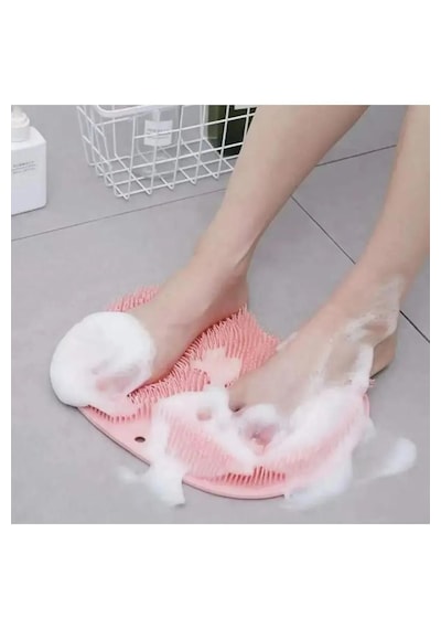 Vantuzlu Silikon Banyo Ayak Sırt Masaj Pedi Fırçası