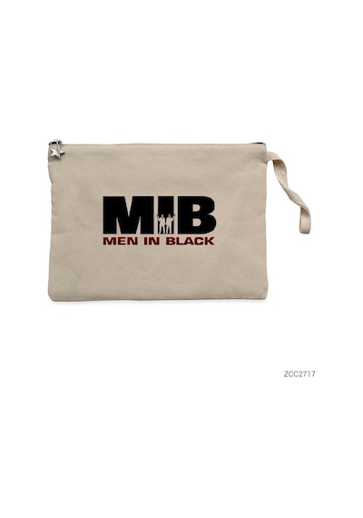 Zepplin Giyim Men In Black Logo - 3 Clutch Astarlı Cüzdan / El Çantası