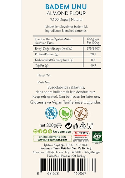 Badem Unu 300 GR.