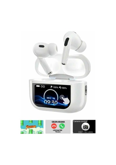 Dokunmatik Ekranlı Bluetooth Kulaklık Tws İos Android Tüm Telefonlara Uyumlu Kulaklık Mh-hs0016-8514