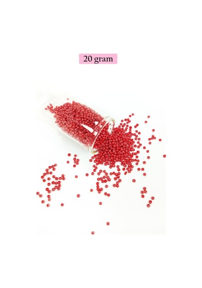 Dökme Cam Kum Boncuk 11/0 2 Mm - 4 Renk - Toplam 80 Gram - Bnc399