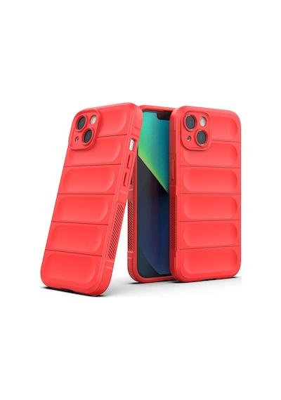 Rba Aksesuar Apple Uyumlu iPhone 13 Kılıf Esnek Tpu Oyuklu Arka Yüzey Tasarımlı Rba Etnik Silikon Kapak - Siyah Siyah