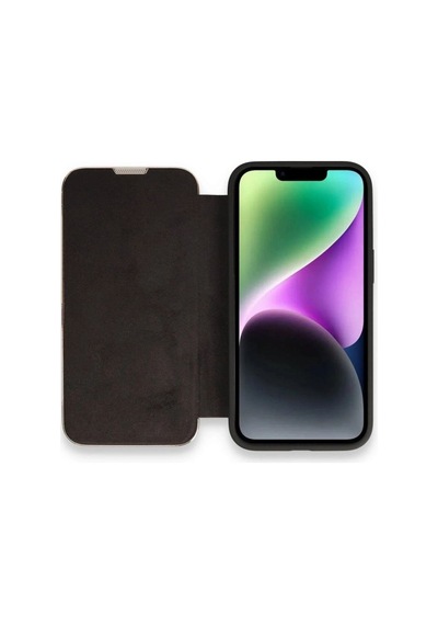 Apple İphone Uyumlu 13 Pro Kılıf Dolpin Kapaklı - Siyah Çok Renkli