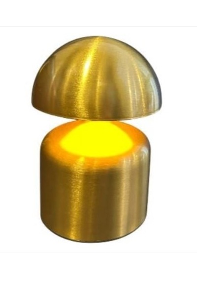 Mini Mantar Masa Üstü Led Gold