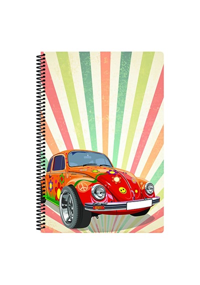 4 Adet Art Style Defter A4 60 Yaprak Kareli Pp Kapak Spiralli