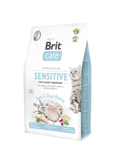 Brit Care Sensitive Hypo-Allergenic Böcek Proteinli Tahılsız Yetişkin Kedi Maması 2 KG