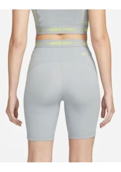 Nike Pro Dri-fıt Essential Novelty High-rise 7n Kadın Şort Gri