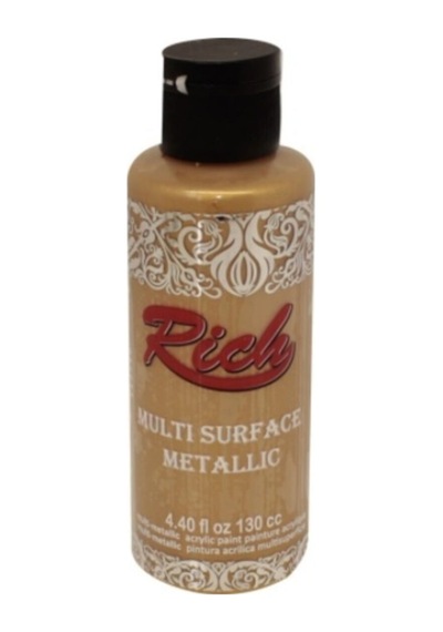 Multisurface Metallicakrilik Boya 6506 Antik Altın 120 Cc Gri