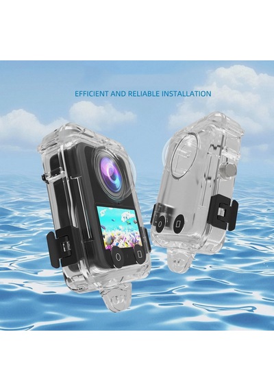 DJI Osmo 360 / Osmo 360 2 Uyumlu Dive Case Görünmez Dalış Kabı 40m Beyaz