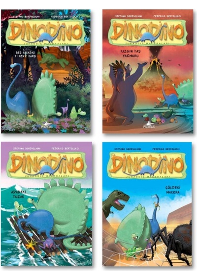 Dino Dino Serisi Takım Set 4 Kitap