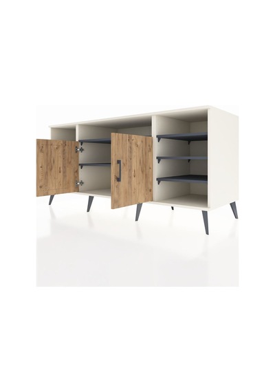 Kronos Konsol 8 Raflı 2 Kapaklı 176x59x83 Aytaşı-çam/antrasit Çam/antrasit Kronos Konsol 8 Raflı 2 Kapaklı 176x59x83 Aytaşı-çam/antrasit Çam/antrasit