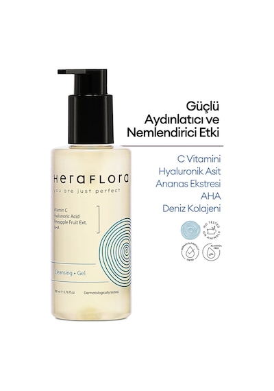 Nemlendirici, Aydınlatıcı, Arındırıcı Yüz Temizleyici Jel 200 Ml