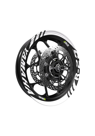 Yamaha R25 Geniş Jant Şeridi Beyaz Yamaha R25 Geniş Jant Şeridi Beyaz