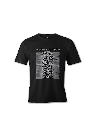 Meow Division Siyah Erkek Tshirt