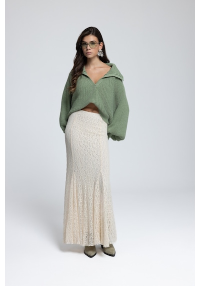 Mai Collection Mai Studios Co. Livia Çağla Yakalı Kazak Çağla