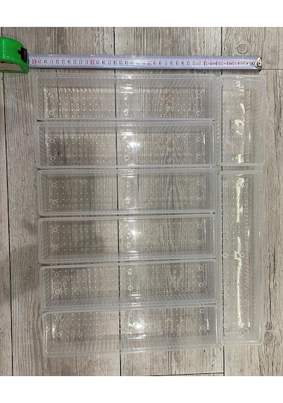 Bade 8 Parça Çekmece Içi Kaşıklık 7 1 Mutfak Düzenleyici Organizer Çatal Kaşık Kutusu Plastik Beyaz Diğer
