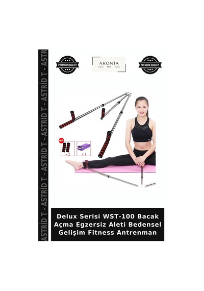 Delux Serisi Wst-100 Bacak Açma Egzersiz Aleti Bedensel Gelişim Fitness Antrenman