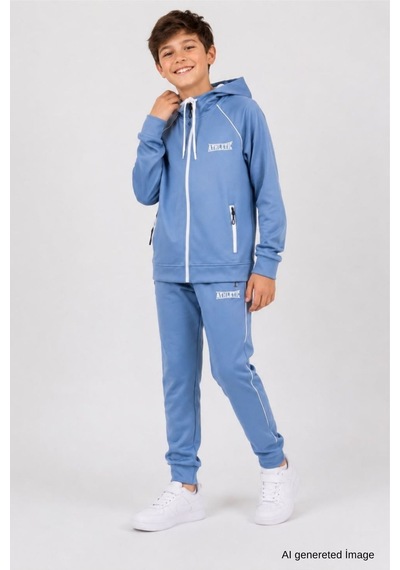 Pina Kids Erkek Çocuk Scuba Atheletic Reglan Kol Kapüşonlu Dalgıç Kumaş Eşofman Takımı Esf7028 Açık İndigo Pina Kids Erkek Çocuk Scuba Atheletic Reglan Kol Kapüşonlu Dalgıç Kumaş Eşofman Takımı Esf7028 Açık İndigo