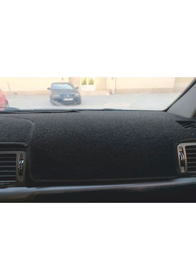 Opel Vectra C Modellerine Uygun Torpido Koruma Halısı Siyah Kenar Renk Siyah