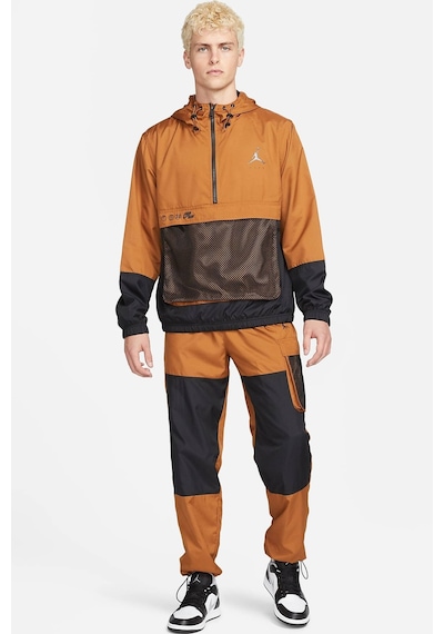 Nike Jordan Jumpman Half Zip Men's Hoodie Erkek Kapüşonlu Yarım Fermuarlı Sweatshirt Kahverengi Kahverengi Nike Jordan Jumpman Half Zip Men's Hoodie Erkek Kapüşonlu Yarım Fermuarlı Sweatshirt Kahverengi Kahverengi