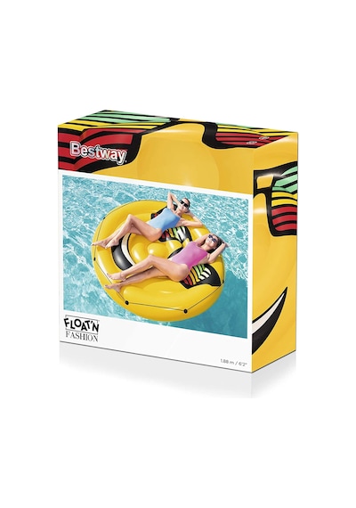 Bestway 188 CM. İpli Gülen Yüz Şişme Yatak 43139