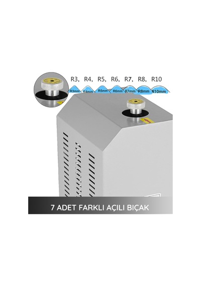 Mühlen L777 Elektronik Köşe Kesme/Yuvarlama Makinesi Elektrikli K