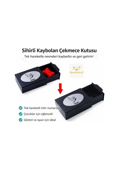 Herşeyi Kaybeden Sihirli Kutu Sihirli Çekmece 3x10x7 Cm Diğer