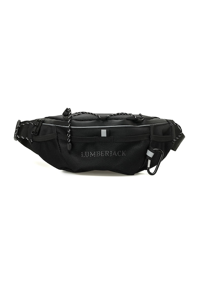 Lumberjack Reflector Black Waıst 5pr Siyah Unisex Bel Çantası Siyah