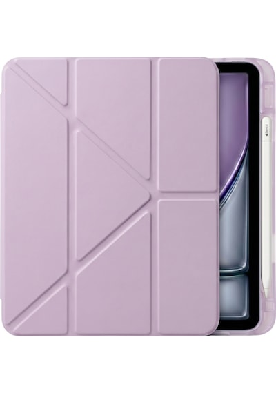 Ps Apple Uyumlu iPad Air 11 İnç M4 / M3 / M2 Tri Folding Standlı Kılıf - Lila Kapaklı Kılıf Ps Apple Uyumlu iPad Air 11 İnç M4 / M3 / M2 Tri Folding Standlı Kılıf - Lila Kapaklı Kılıf