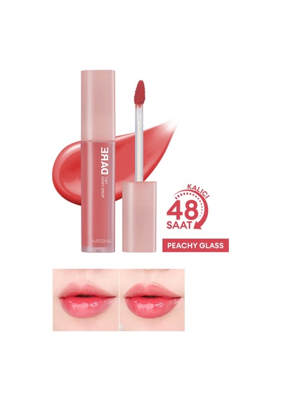 Uzun Süre Kalıcı, Nemli Bitiş Sunan Parlak Tint Dare Tint Dewy Drop Peachy Glass 0 41534378