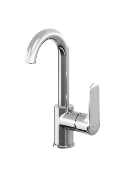 Root Round A42754 Döner Borulu Lavabo Bataryası, Krom Genel