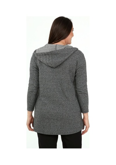 Büyük Beden Sweatshirt 40A-1932 554684548 Çok Renkli