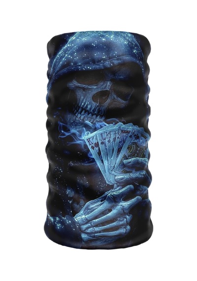 Bebo Store Skull-170 Extreme Spor Motor Kullananlara Özel Desenli Reflektörlü Buf Boyunluk Bandana Balaklava