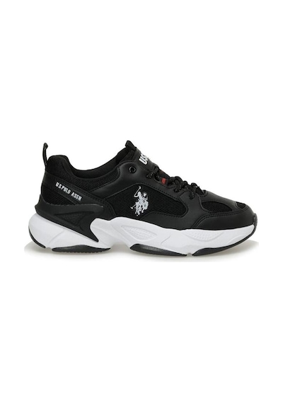 U.s. Polo Assn. Maybe Wmn 5fx 101947172 Kadın Spor Ayakkabı Siyah Beyaz 36-40 Siyah - Beyaz