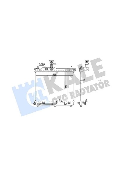Kale 341970 Motor Radyatoru 253100x050 253100x070 253100x350