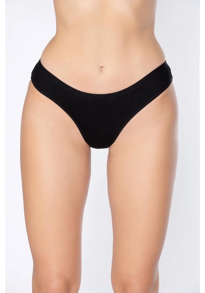 12 Adet Tutku Elit Bayan Bambu Derbi Bikini Külot Karışık Renk 2709 Çok Renkli