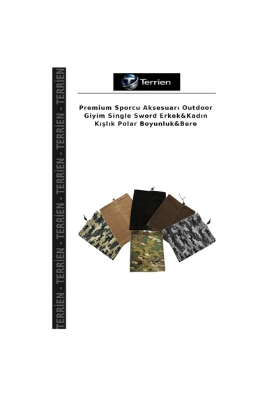 Terrien Premium Sporcu Aksesuarı Outdoor Giyim Single Sword Erkek&kadın Kışlık Polar Boyunluk&bere Çok Renkli