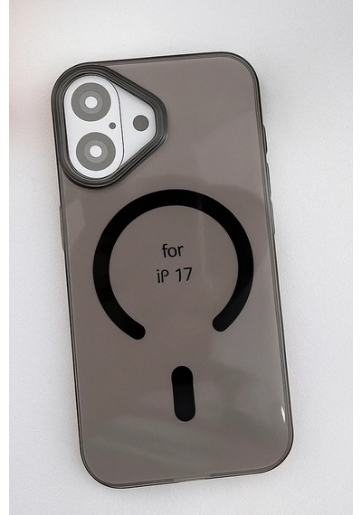 Joko - 278 - Apple İphone 17 Pc Blank Magsafe Kapak - Glblseme - - Siyah Sıyah