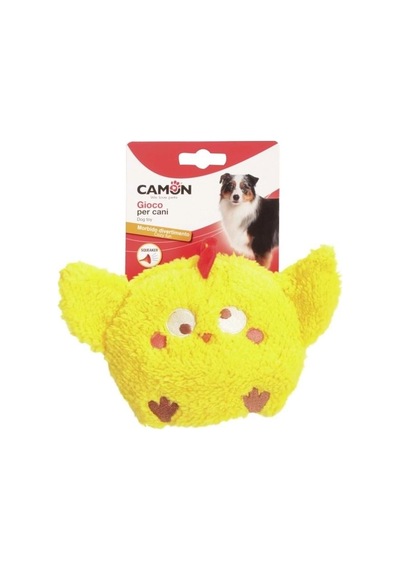Camon El Tutma Yerli Ve İpli Gıcırtılı Peluş Civciv Köpek Oyuncağı 20 Cm