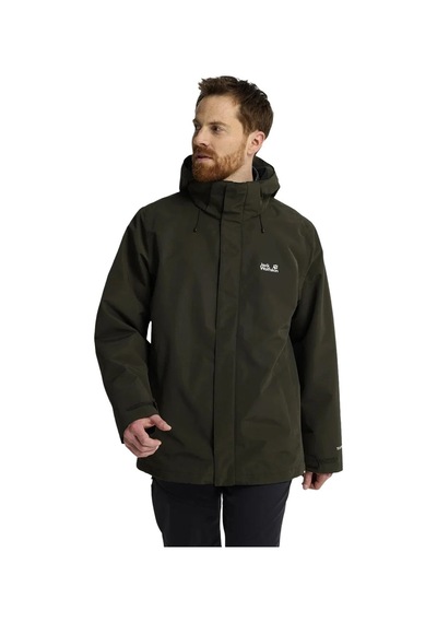 Jack Wolfskin Pinetrail 3in1 Erkek Outdoor Mont Haki
