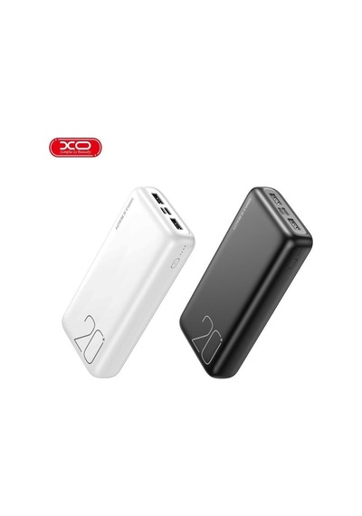 2.1a Hızlı Şarj Destekli Çift Usb Çıkışlı 20000 Mah Yüksek Kapasiteli Taşınabilir Şarj Cihazı Beyaz