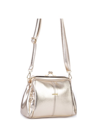 Nas Bag Burslu Klipsli Vintage Omuz Ve Çapraz Çanta 23x20 Cm Ebatlarındadır Gold Altın