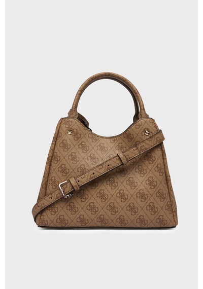 Guess Meridian Logolu Çıkarılabilir Askılı Çanta Hwsg6974050 Bayan Çanta Hwsg69 74050 Ltl Kahve