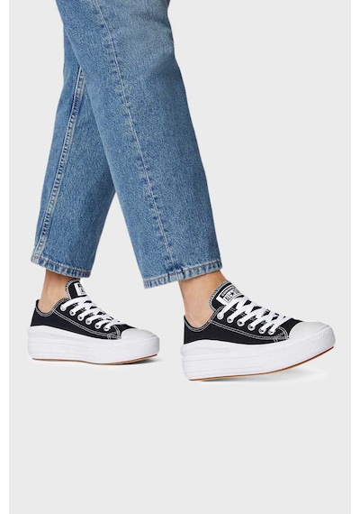 Converse Bayan Ayakkabı 570256c 001 Siyah-beyaz-beyaz Çok Renkli
